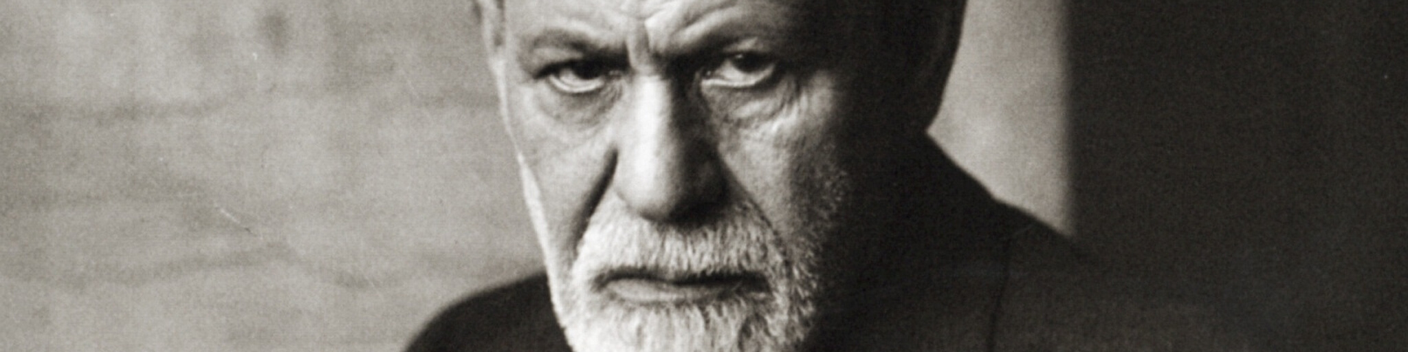 Gesicht von Sigmund Freud zur Illustration von Begründen