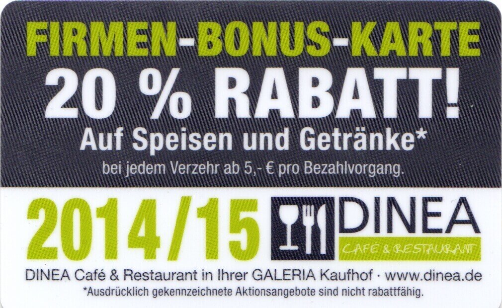 Abbildung Firmen-Bonus-Karte