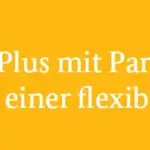 weiße Schrift auf gelbem Grund - Antworten zum Elterngeld Plus für Arbeitgeber