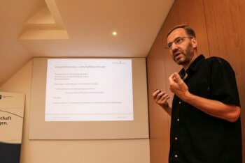 Workshop zum Lebensfreundlichen Arbeitgeber bei der IHK Leipzig: Thomas Kujawa (c) A|N|Z-Verlag