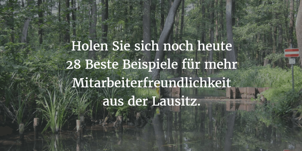 28 Beste Beispiele aus der Lausitz für mehr Mitarbeiterfreundlichkeit