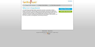 Werkzeugkasten Ticketsystem