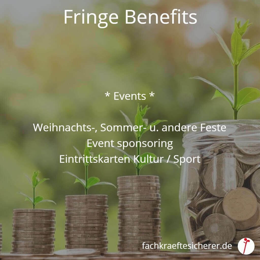 Beispiele Fringe Benefits Events
