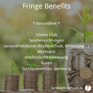 Beispiele Fringe Benefits Gesundheit