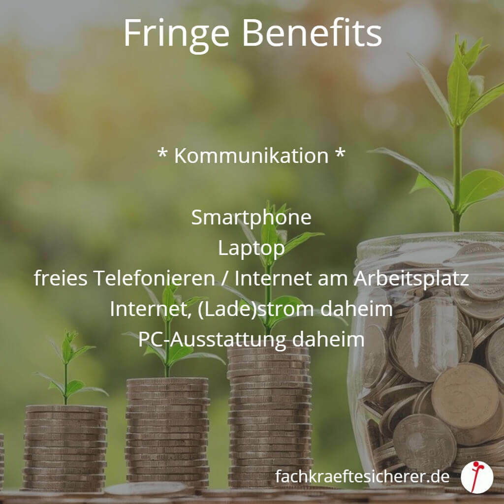 Beispiele Fringe Benefits Kommunikation