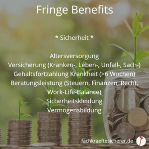 Beispiele Fringe Benefits Sicherheit