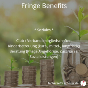 Beispiele Fringe Benefits Soziales