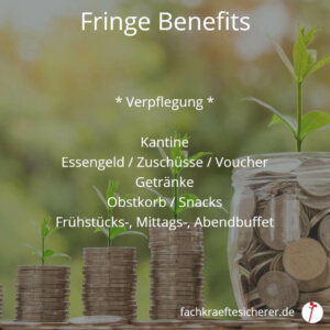 Beispiele Fringe Benefits Verpflegung