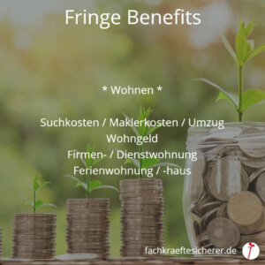 Beispiele Fringe Benefits wohnen